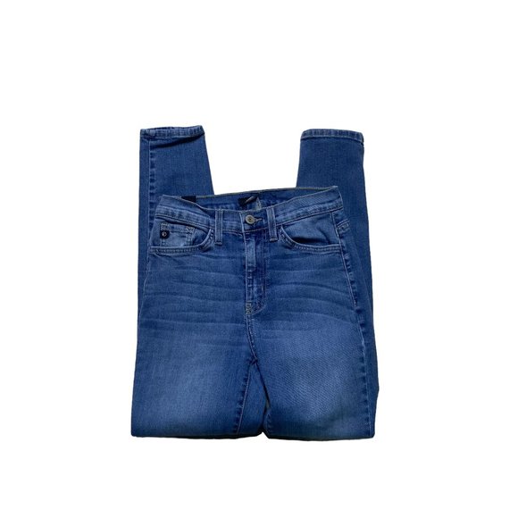 KanCan Jeans High Rise Skinny Stretch Womens Size 24 Medium Wash Denim - Picture 4 of 7